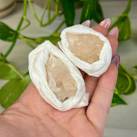 Grapefruit Mangano Calcite Specimen 11 2 - Kenna's Crystals from TikTok