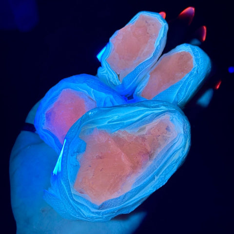 Grapefruit Mangano Calcite Specimen 22 5 - Kenna's Crystals from TikTok