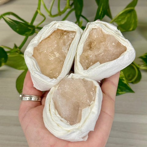 Grapefruit Mangano Calcite Specimen 33 6 - Kenna's Crystals from TikTok