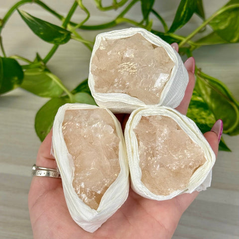 Grapefruit Mangano Calcite Specimen 44 8 - Kenna's Crystals from TikTok