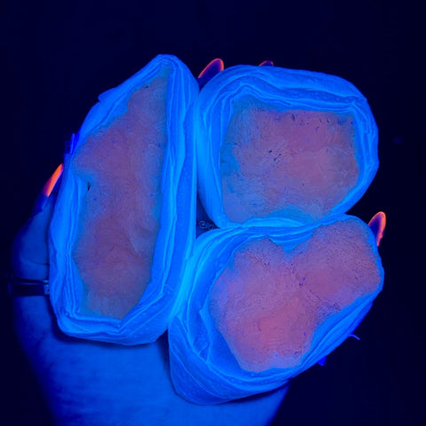Grapefruit Mangano Calcite Specimen 66 13 - Kenna's Crystals from TikTok
