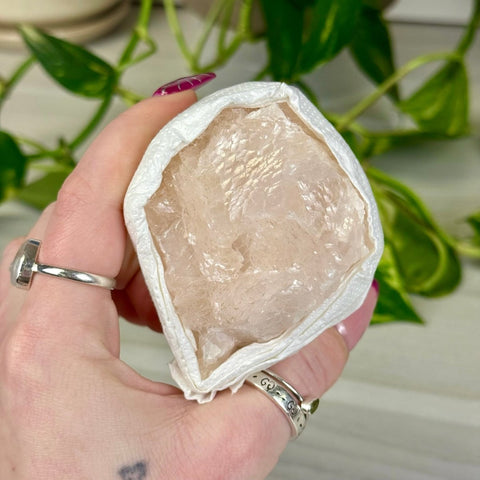 Grapefruit Mangano Calcite Specimen 77 14 - Kenna's Crystals from TikTok