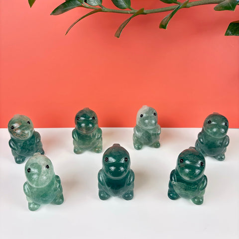 Green Fluorite Chubby Dino - Kenna's Crystals