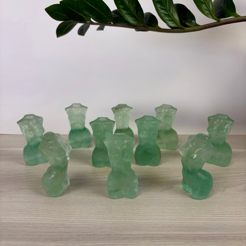 Green Fluorite Goddess Body