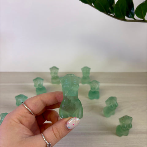 Green Fluorite Goddess Body