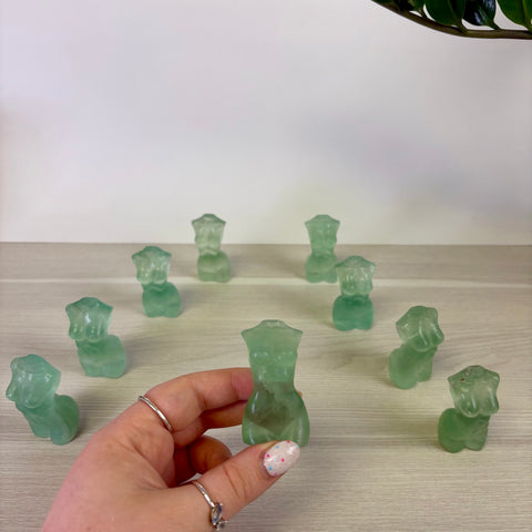 Green Fluorite Goddess Body