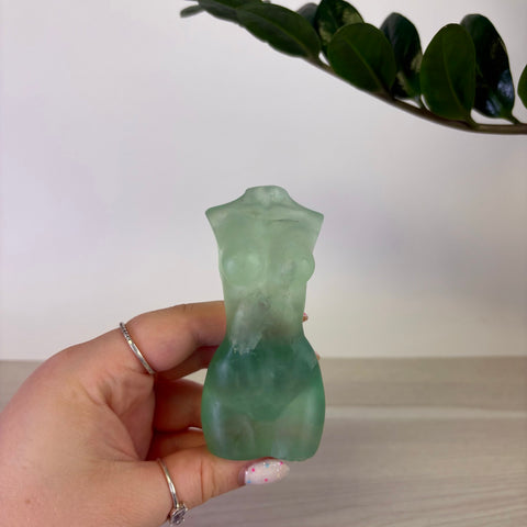 Green Fluorite Goddess Body