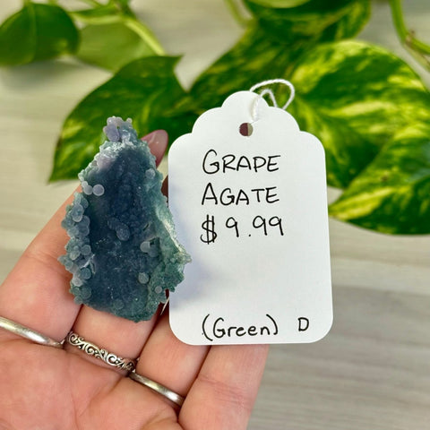 Green Grape Agate D 4 - Kenna's Crystals from TikTok