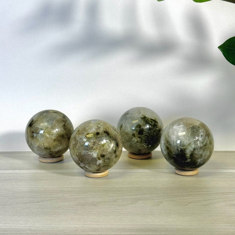 Green Tourmaline Sphere 111 8 - Kenna's Crystals from TikTok