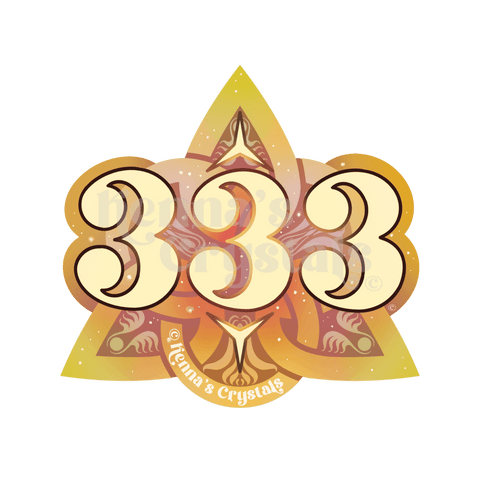 Hand - Drawn Collectible 333 Sticker 1 - Kenna's Crystals from TikTok