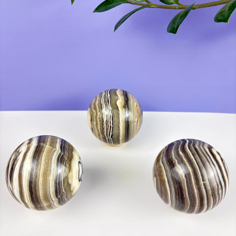 Haunted Castle Calcite Sphere - Kenna's Crystals