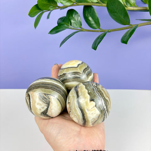 Haunted Castle Calcite Sphere - Kenna's Crystals