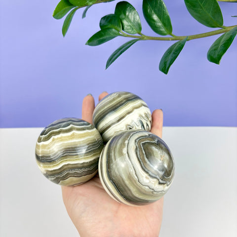 Haunted Castle Calcite Sphere - Kenna's Crystals