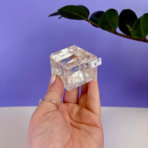 Honey Calcite Jello Cube