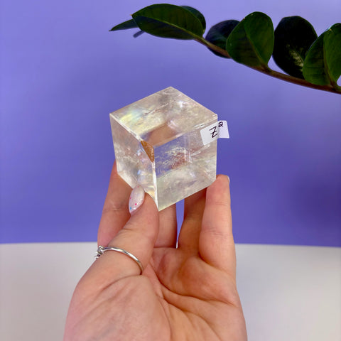 Honey Calcite Jello Cube