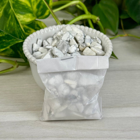 Howlite Chips (100g) 2 - Kenna's Crystals from TikTok