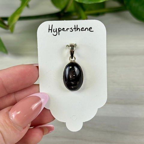 Hypersthene Pendant 1 - Kenna's Crystals from TikTok
