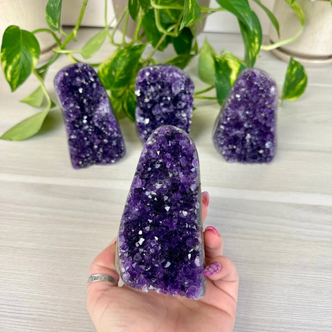 Imperfect Amethyst Cut Base 111 17 - Kenna's Crystals from TikTok