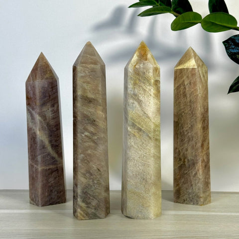 Imperfect Blue Flash Moonstone Tower 111 4 - Kenna's Crystals from TikTok