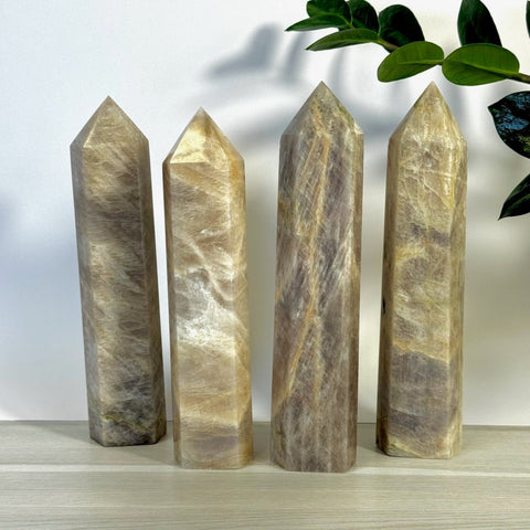 Imperfect Blue Flash Moonstone Tower 133 6 - Kenna's Crystals from TikTok