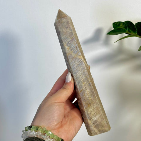 Imperfect Blue Flash Moonstone Tower 99 3 - Kenna's Crystals from TikTok