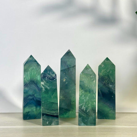 Imperfect Feather Fluorite Tower 33 3 - Kenna's Crystals from TikTok