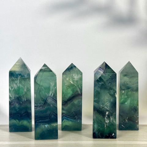 Imperfect Feather Fluorite Tower 44 4 - Kenna's Crystals from TikTok