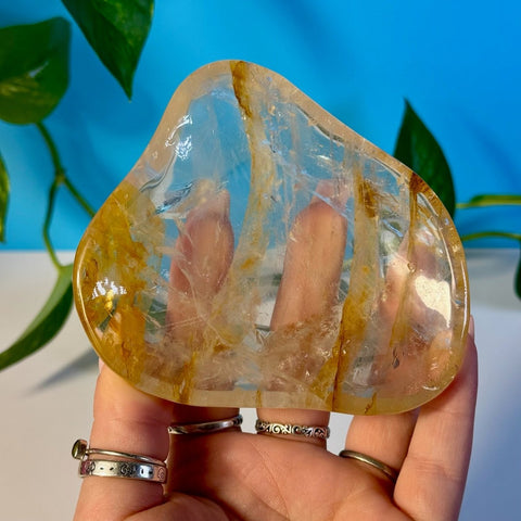 Imperfect Golden Healer Dish 77 5 - Kenna's Crystals from TikTok