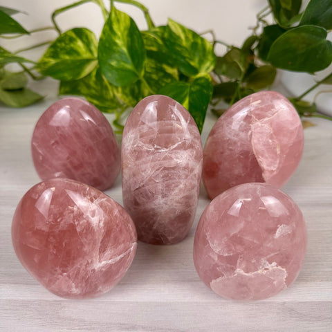 Imperfect Jelly Rose Quartz Free Form 44 1 - Kenna's Crystals from TikTok