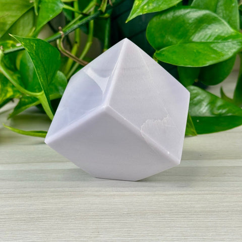 Imperfect Lavender Fluorite Cube 1 - Kenna's Crystals from TikTok