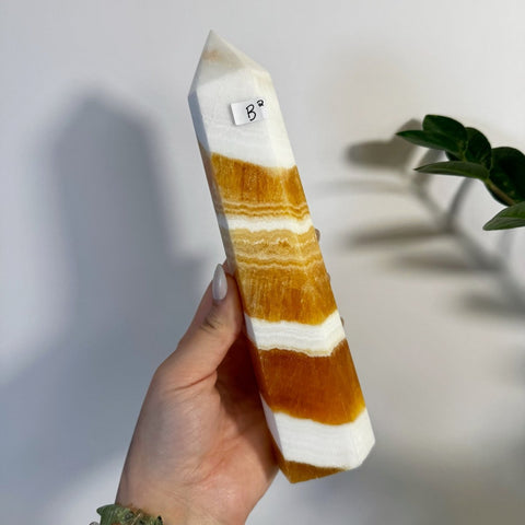 Imperfect Orange Calcite Tower B2 28 - Kenna's Crystals from TikTok