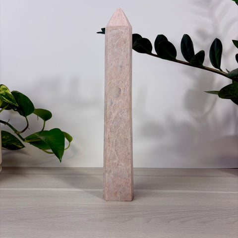 Imperfect Pink Opal Tower