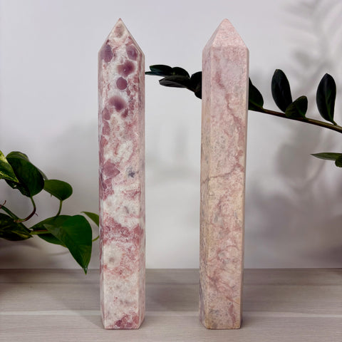 Imperfect Pink Opal Tower