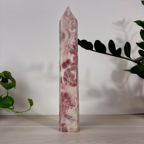 Imperfect Pink Opal Tower
