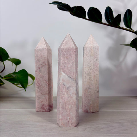Imperfect Pink Opal Tower