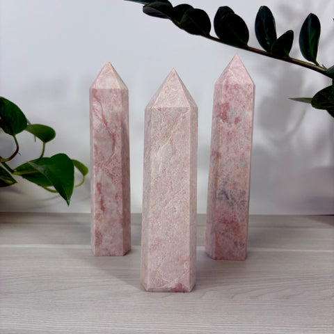 Imperfect Pink Opal Tower