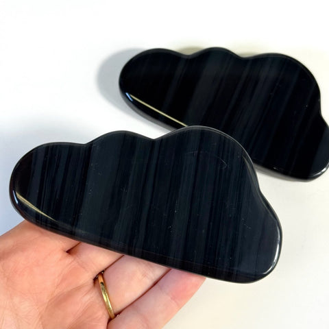 Imperfect Silky Lace Obsidian Cloud 33 2 - Kenna's Crystals from TikTok