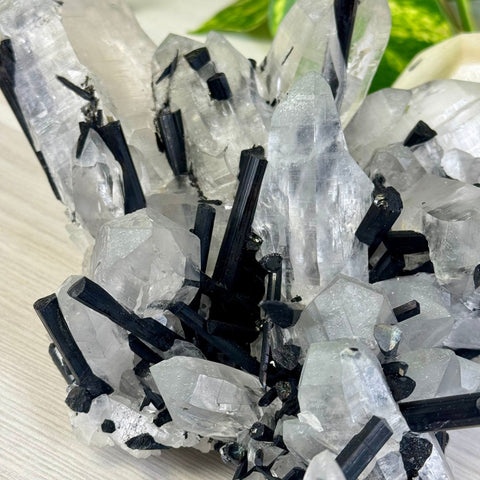 Incredible XL Tourmaline & Quartz Specimen With Albite 3 - Kenna's Crystals from TikTok