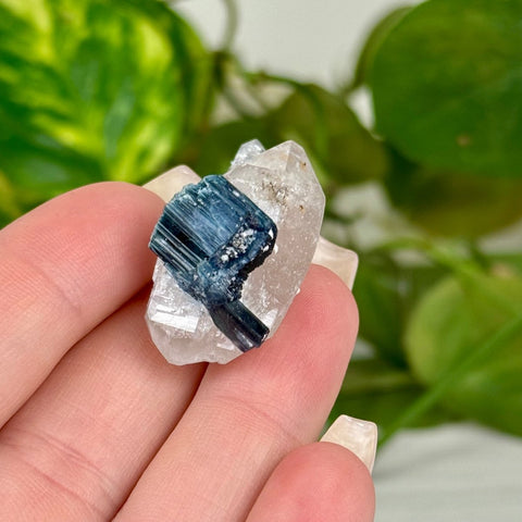Indicolite Tourmaline Specimen D 4 - Kenna's Crystals from TikTok
