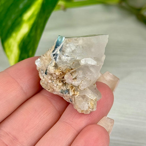 Indicolite Tourmaline Specimen J 10 - Kenna's Crystals from TikTok