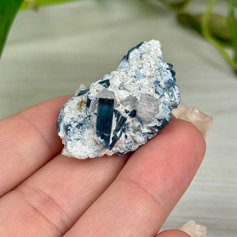 Indicolite Tourmaline Specimen T 20 - Kenna's Crystals from TikTok
