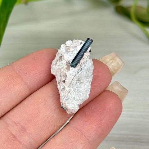 Indicolite Tourmaline Specimen W 23 - Kenna's Crystals from TikTok