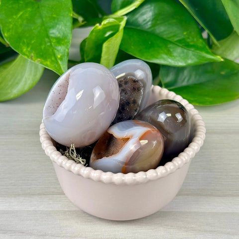 Intuitively Picked Druzy Agate Egg 55 3 - Kenna's Crystals from TikTok