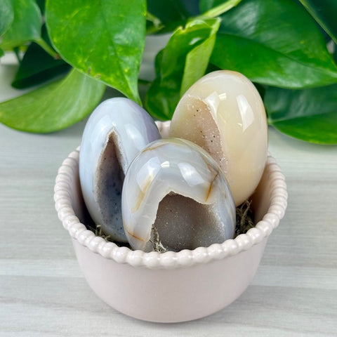 Intuitively Picked Druzy Agate Egg 66 4 - Kenna's Crystals from TikTok