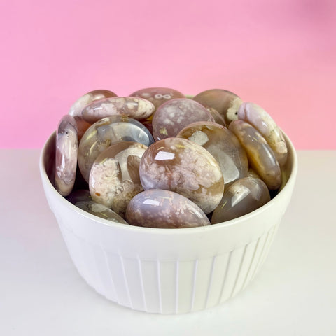 Intuitively Picked Flower Agate Cookie