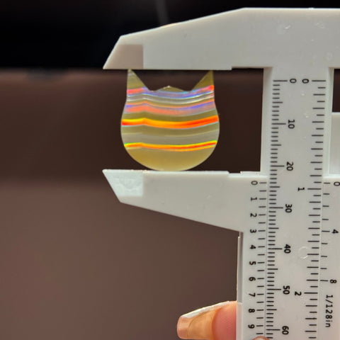 Iris Agate Kitty 2 - Kenna's Crystals from TikTok