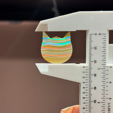 Iris Agate Kitty 1 - Kenna's Crystals from TikTok