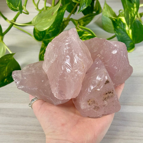 Juicy Raw Rose Quartz 33 2 - Kenna's Crystals from TikTok
