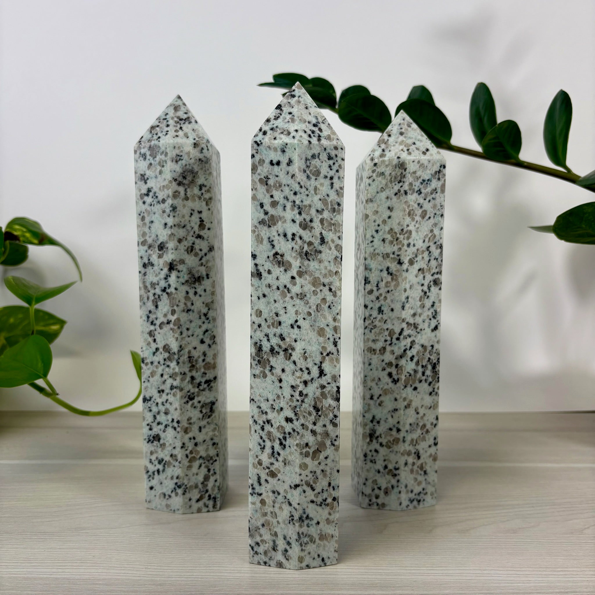 Kiwi Jasper Tower – Kenna's Crystals