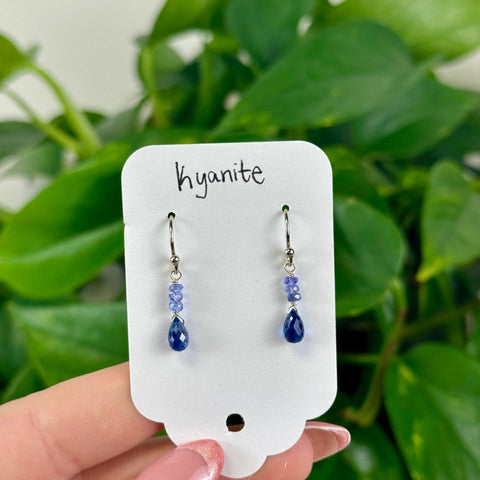 Kyanite Earrings 1 - Kenna's Crystals from TikTok
